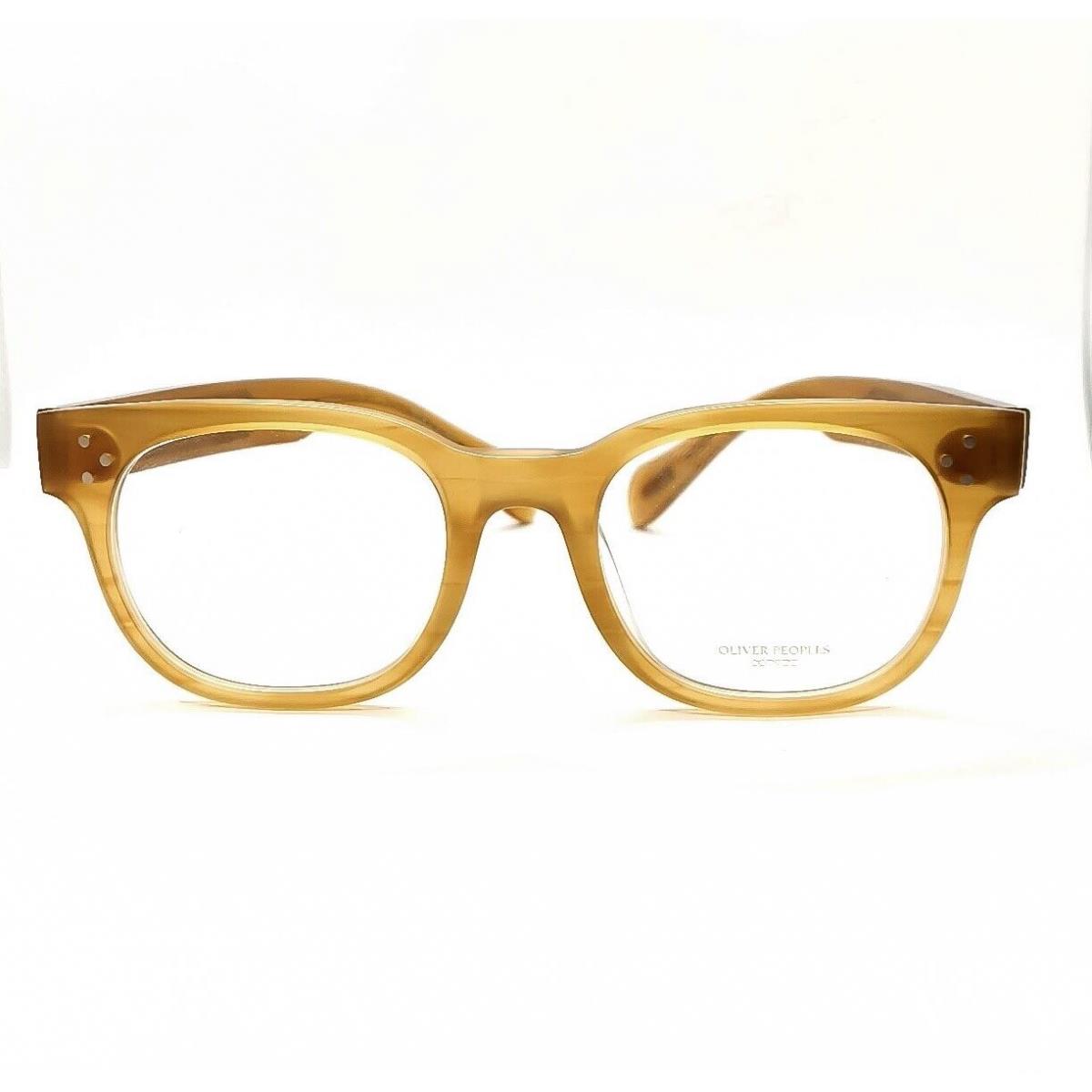 Oliver Peoples OV5545U Afton Eyeglasses Semi Matt Goldwood Size 49 One Left