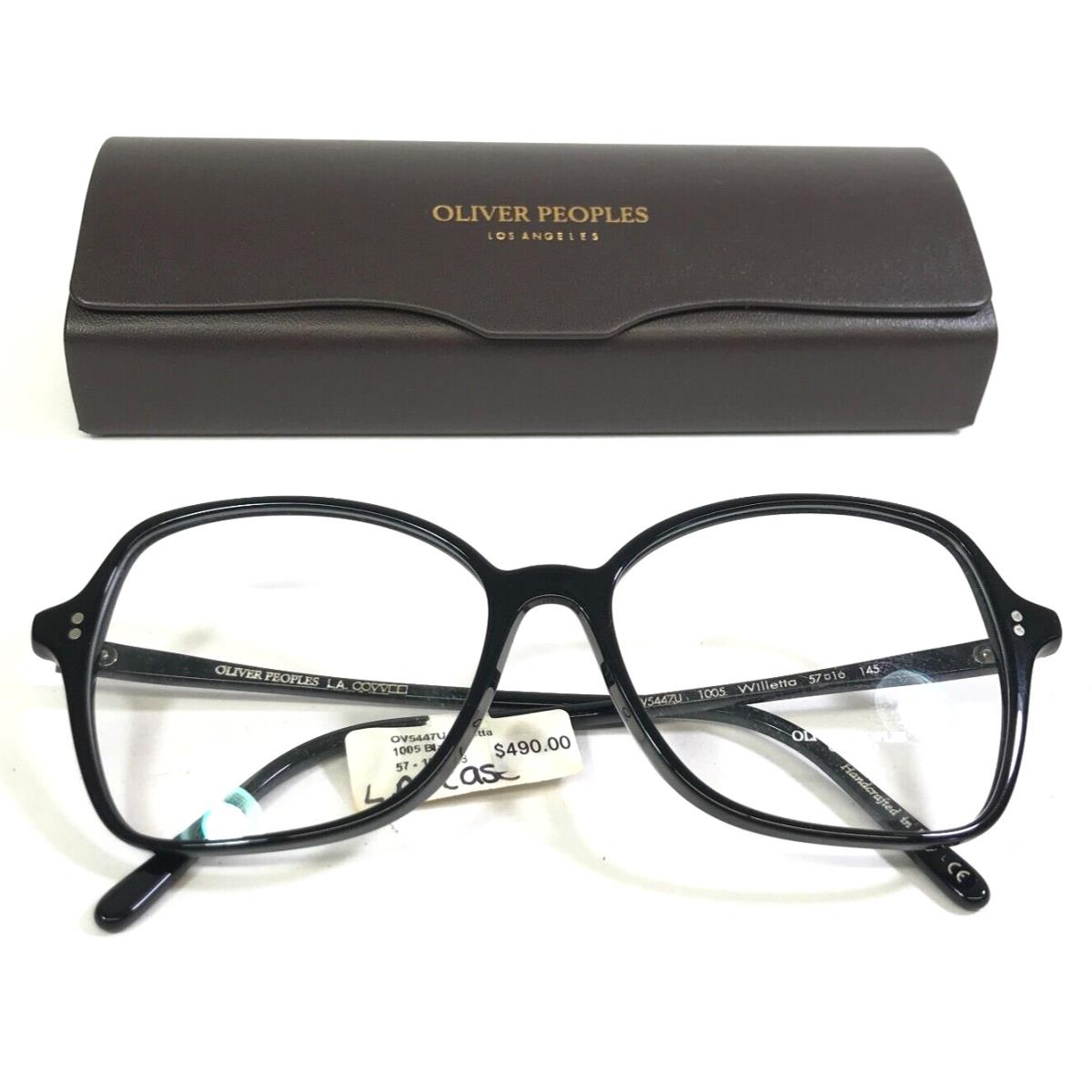 Oliver Peoples Eyeglasses Frames OV5447U 1005 Willetta Black Oversized 57-16-145