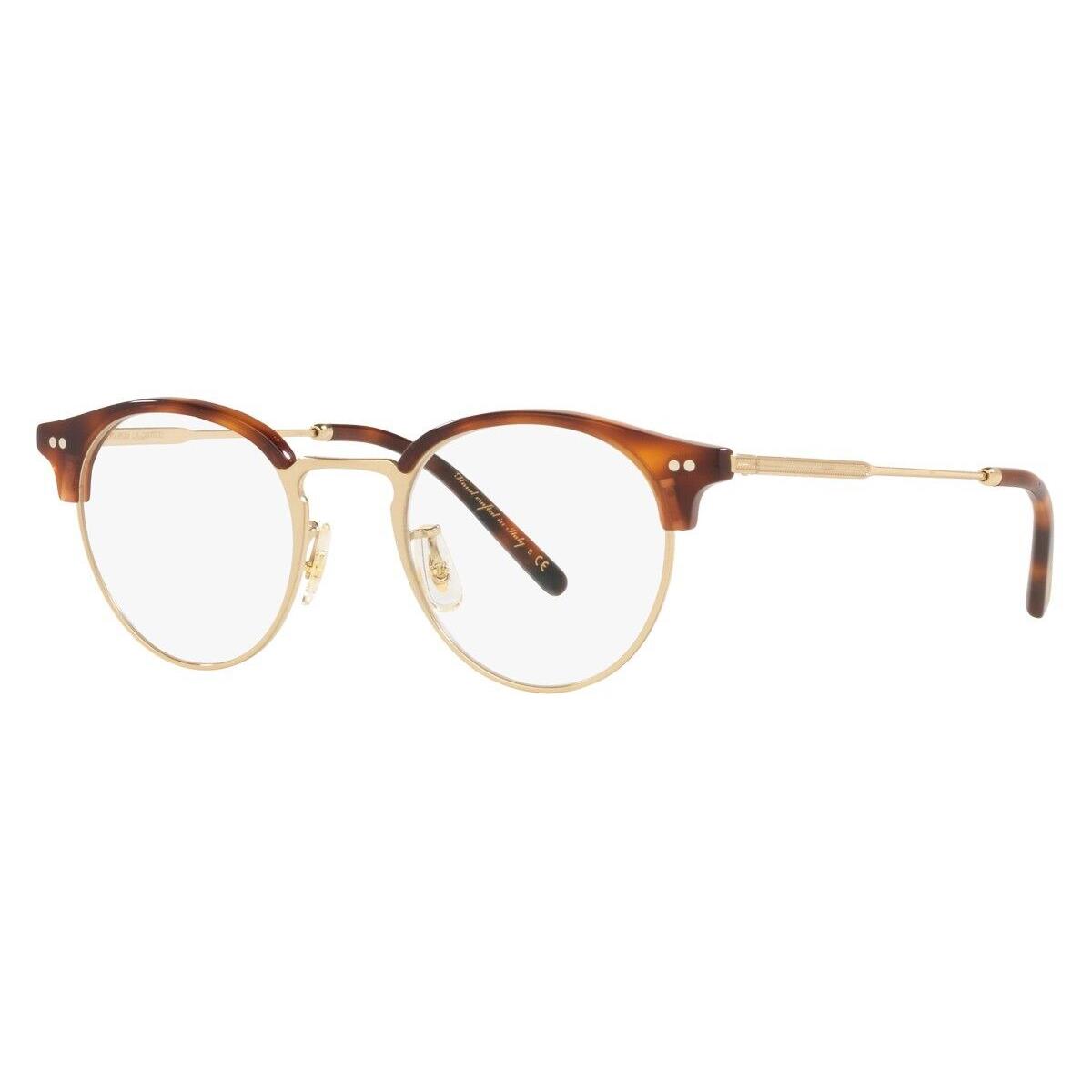 Oliver Peoples Unisex 46mm Brushed Gold Dark Mahogany Opticals OV5469-1007-46