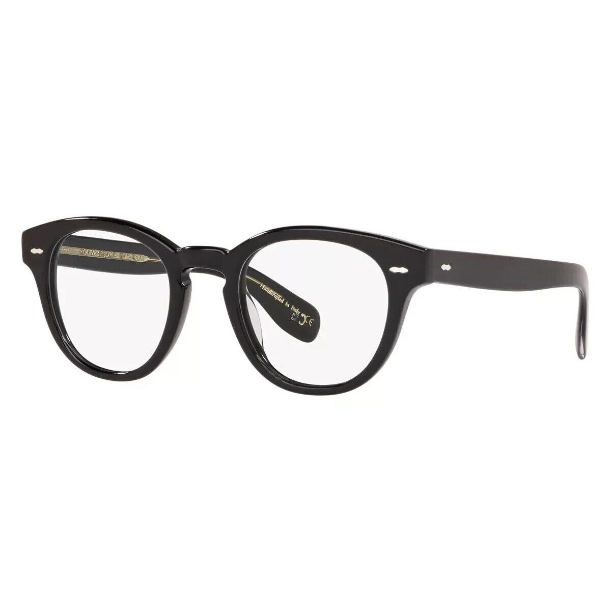 Oliver Peoples Unisex 48mm Black Eyewear OV5413F 1492 48 Opticals Frame