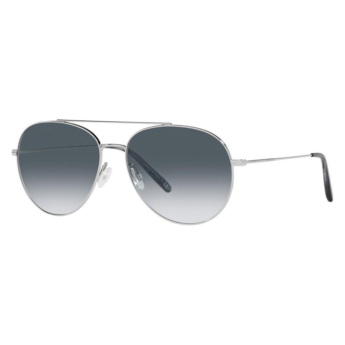 Oliver Peoples Men`s 58mm Silver Polarized Sunglasses OV1286S-50363F