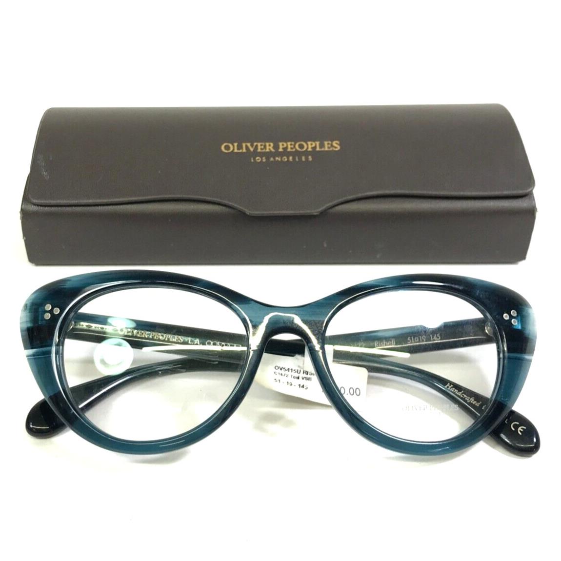 Oliver Peoples Eyeglasses Frames OV5415U 1672 Rishell Blue Cat Eye 51-19-145