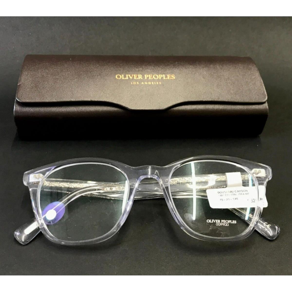 Oliver Peoples Eyeglasses Frames OV5464U 1101 Cayson Crystal Sea Mist 49-21-145