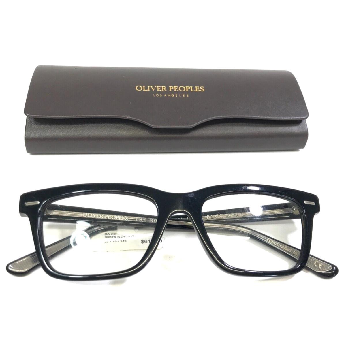 Oliver Peoples x The Row Eyeglasses Frames BA CC OV5388SU 10051W Black 52-18-145