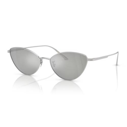 Oliver Peoples 0OV1328S 1998c 50368V Silver Cat Eye 56mm Women`s Sunglasses