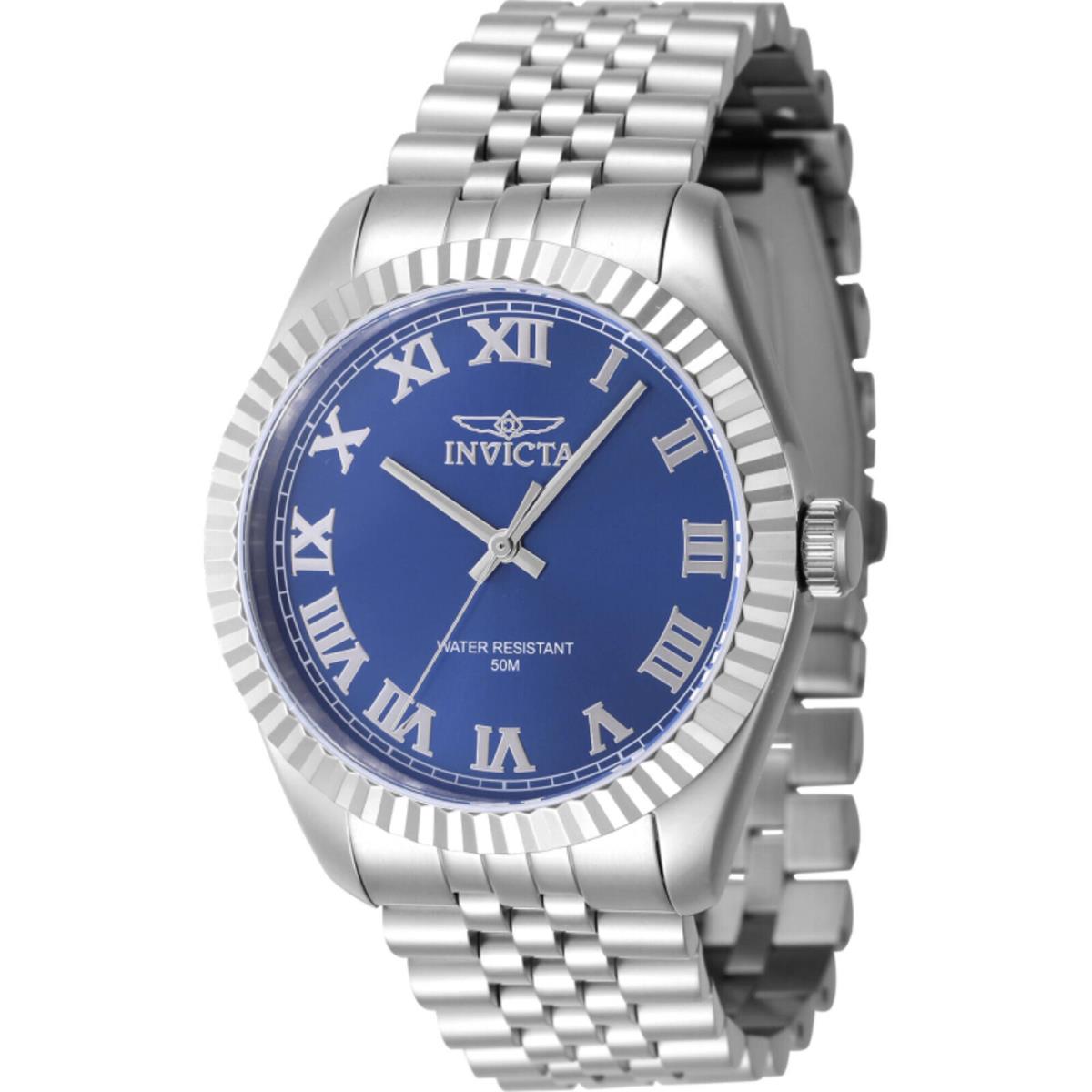 Invicta Men`s Watch Specialty Blue Dial Stainless Steel Bracelet Quartz 47399