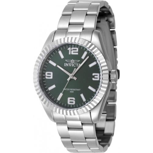 Invicta Women`s Watch Specialty Quartz Green Dial Stainless Steel Bracelet 47465