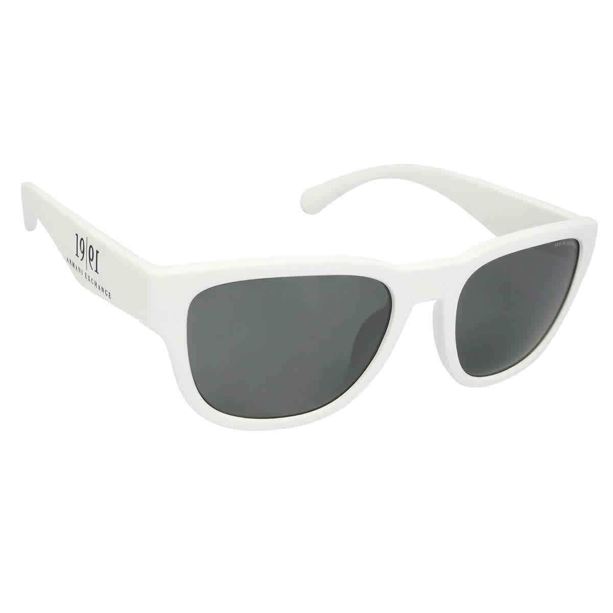 Armani Exchange Gray Mirrored Silver Square Men`s Sunglasses AX4115SU 81566G 54