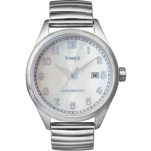 Mens Timex T2N408 Watch Stainless Steel Expansion Band$110 Indiglo Originals