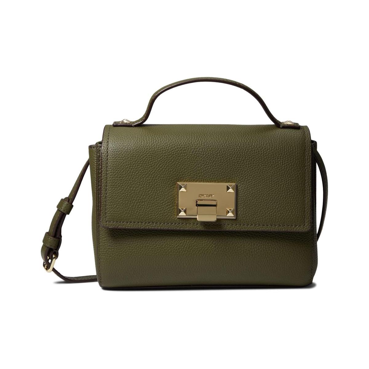 Dkny Military Green Parker Flap Women Cross Body