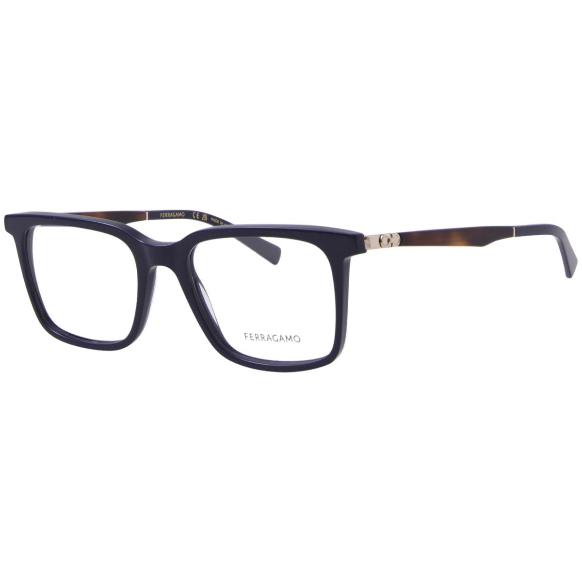 Salvatore Ferragamo SF2969 414 Eyeglasses Men`s Blue Navy Full Rim 53mm