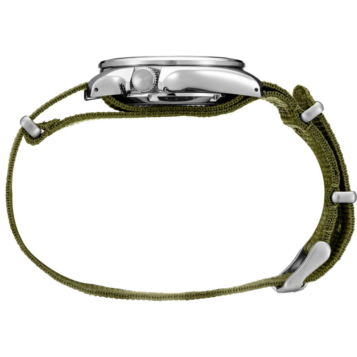 Seiko SRPE65 5 Sports Field Military 40mm Automatic Watch OD Face Nylon Band