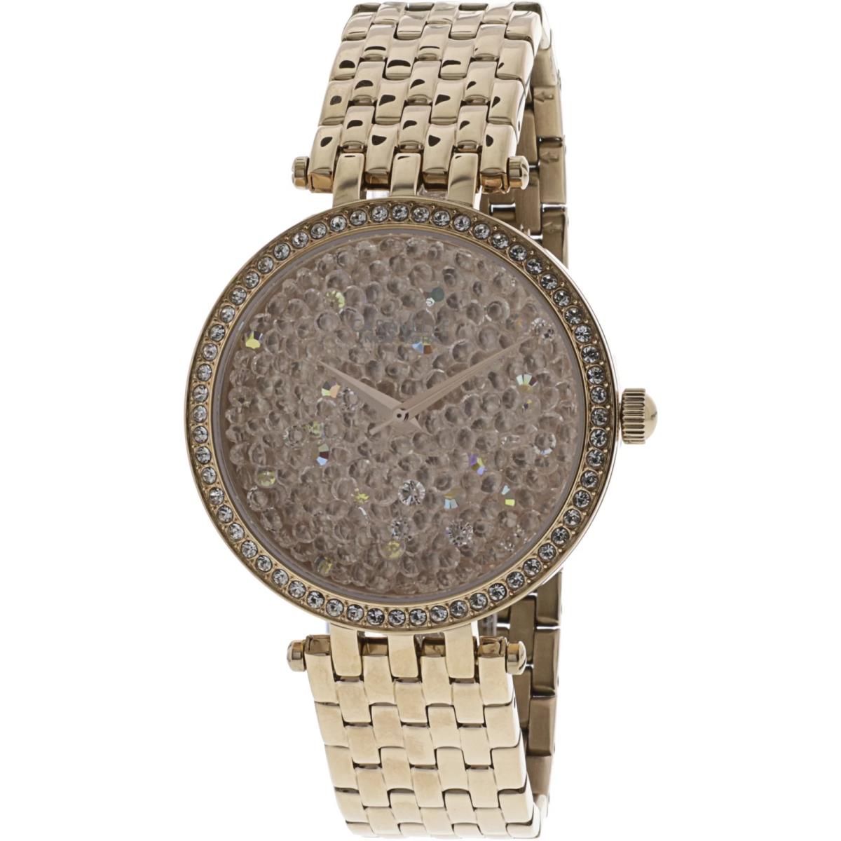 Women`s Caravelle Rose-gold Stainless Steel Fashion Watch