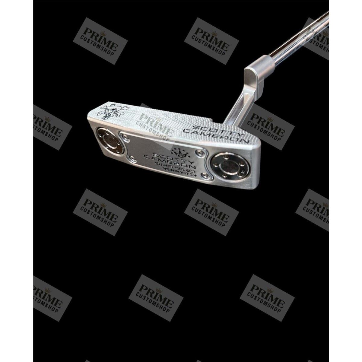 Custom 2023 Scotty Cameron Super Select Newport 2+ Plus Putter King Skull