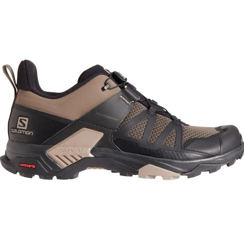 Men`s Salomon X Ultra 04 Trail Hiking Shoes Bungee Cord Black - Bungee Cord/Black/Vinkha