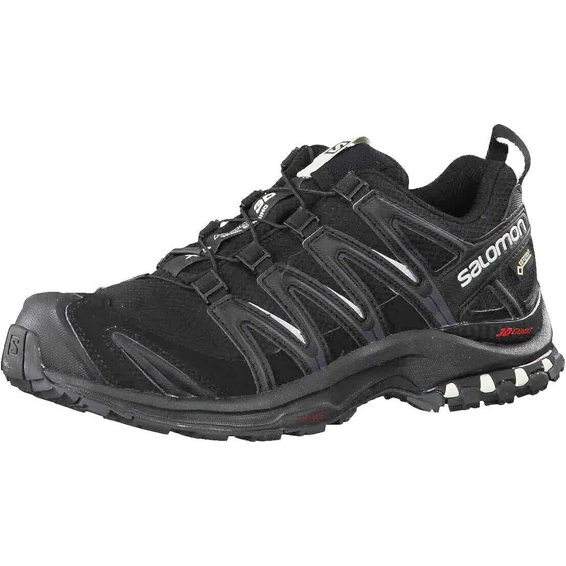 Womens Sz 6 Salomon XA Pro 3D V7 Gtx Black Athletic Trail Hike Running Shoe