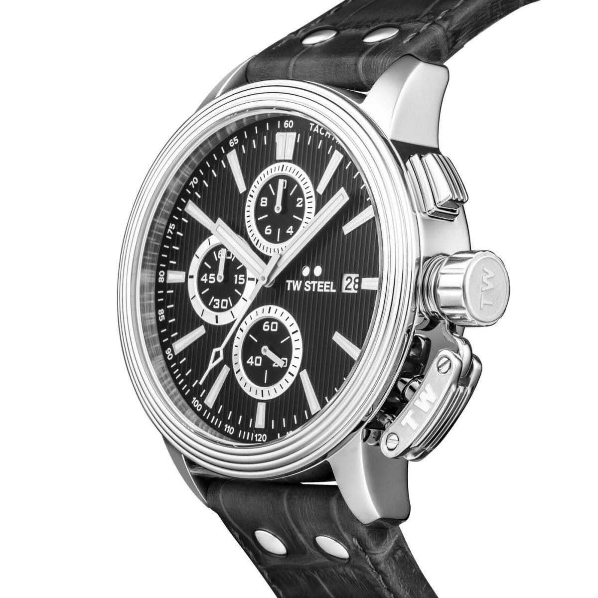 TW Steel Men`s Ceo Adesso 48mm Quartz Chronograph Watch CE7002