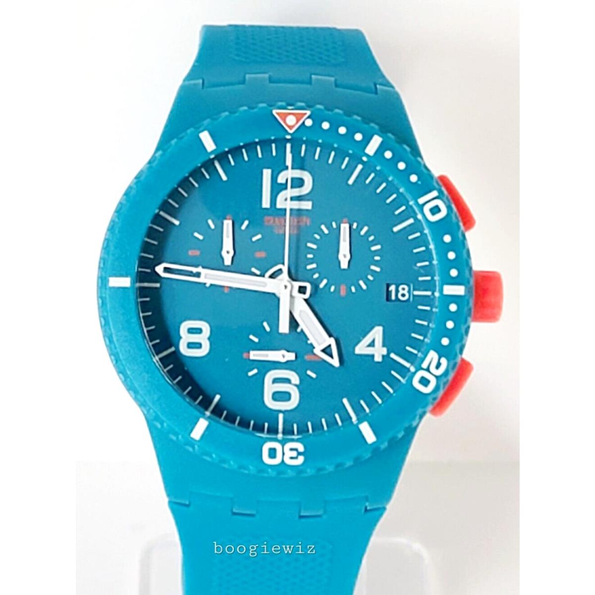 Swatch Swiss Made Parmos Men`s Chronograph Watch SUSN406