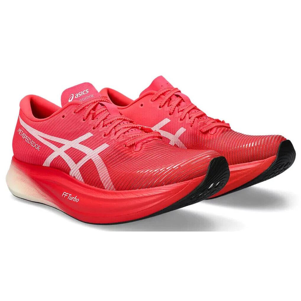 Mens Asics Metaspeed Edge+ Diva Pink White Mesh Running Shoes - Pink