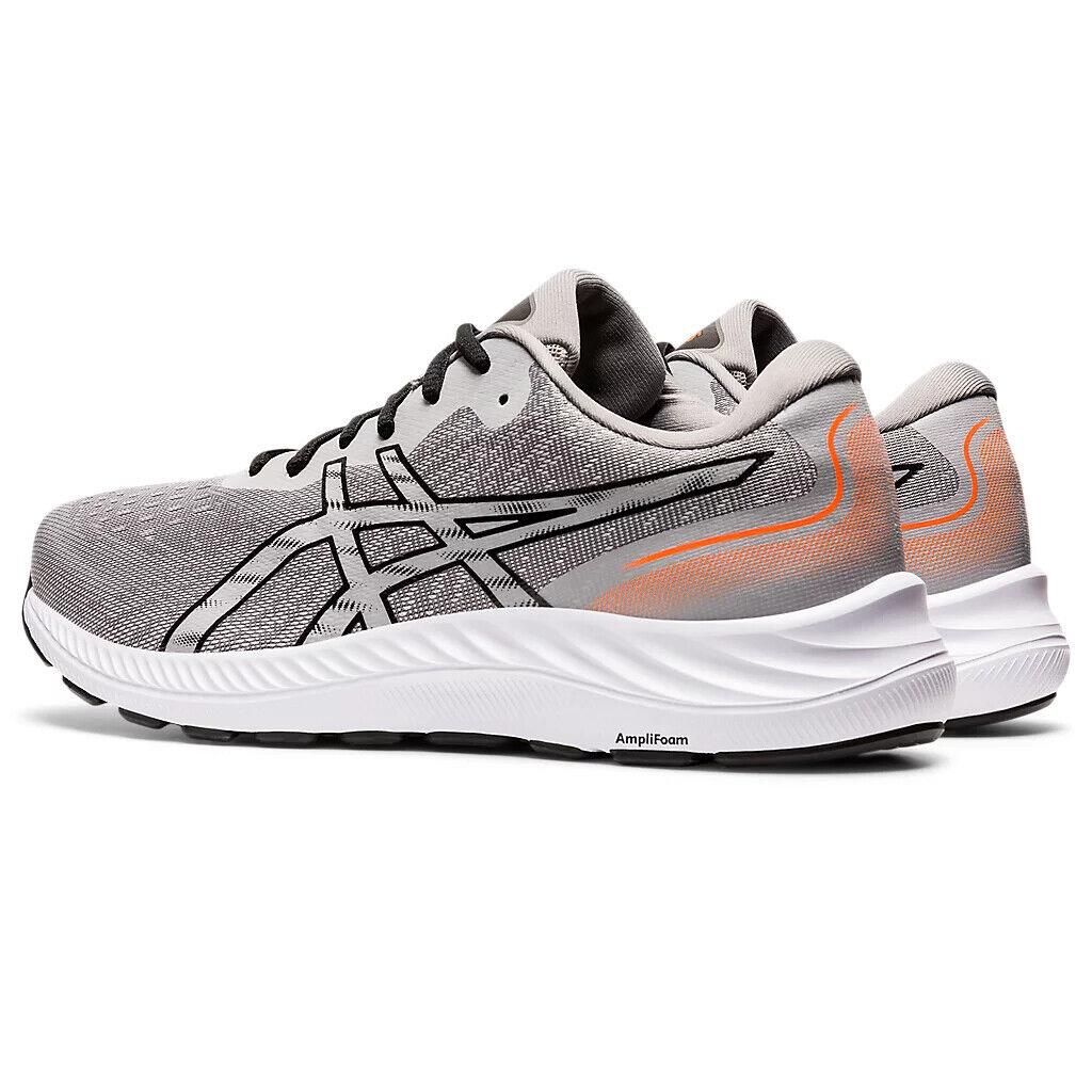 Mens Asics Gel-excite 9 Oyster Grey Black Mesh Running Shoes