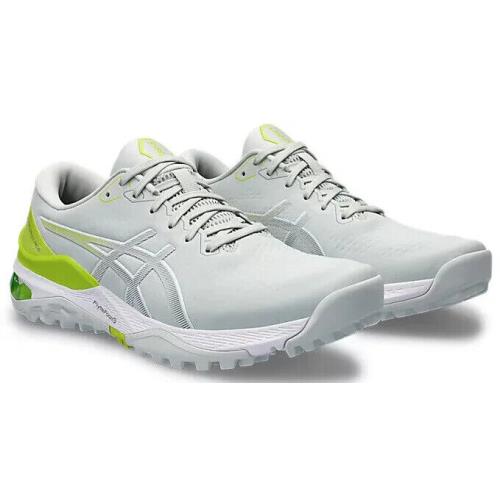 Mens Asics Gel-kayano Ace 2 Glacier Grey Lime Waterproof Golf Shoes - Gray