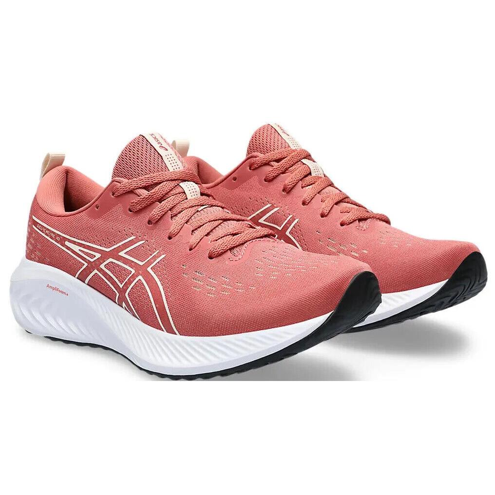 Womens Asics Gel-excite 10 Light Garnet Rose Dust Mesh Running Shoes