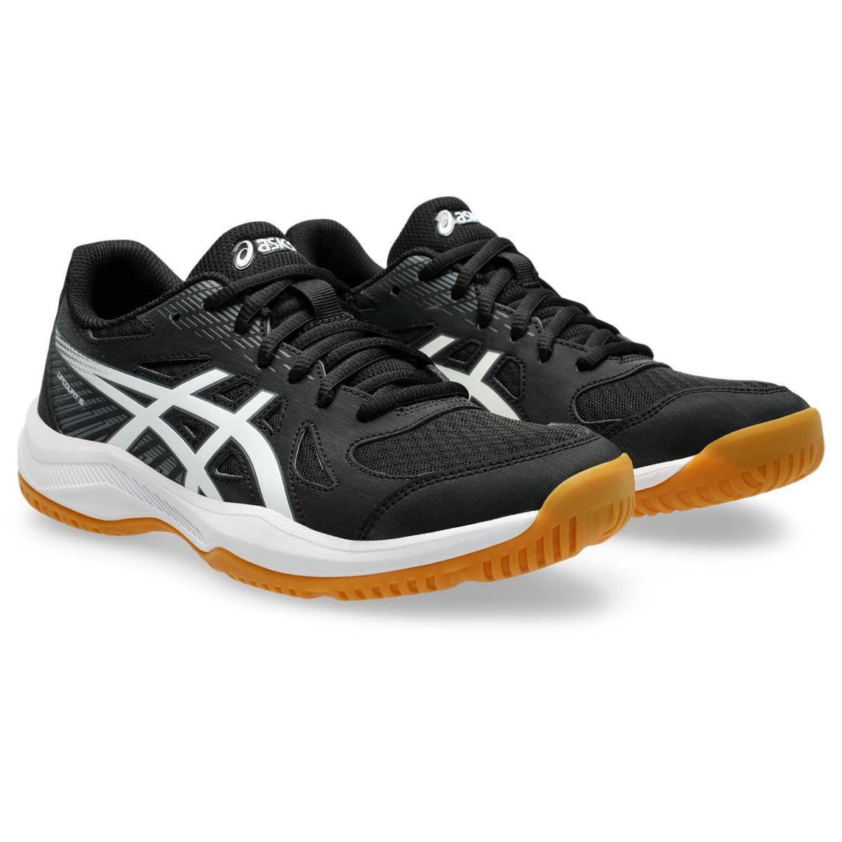 Woman`s Sneakers Athletic Shoes Asics Upcourt 6 - Black/White