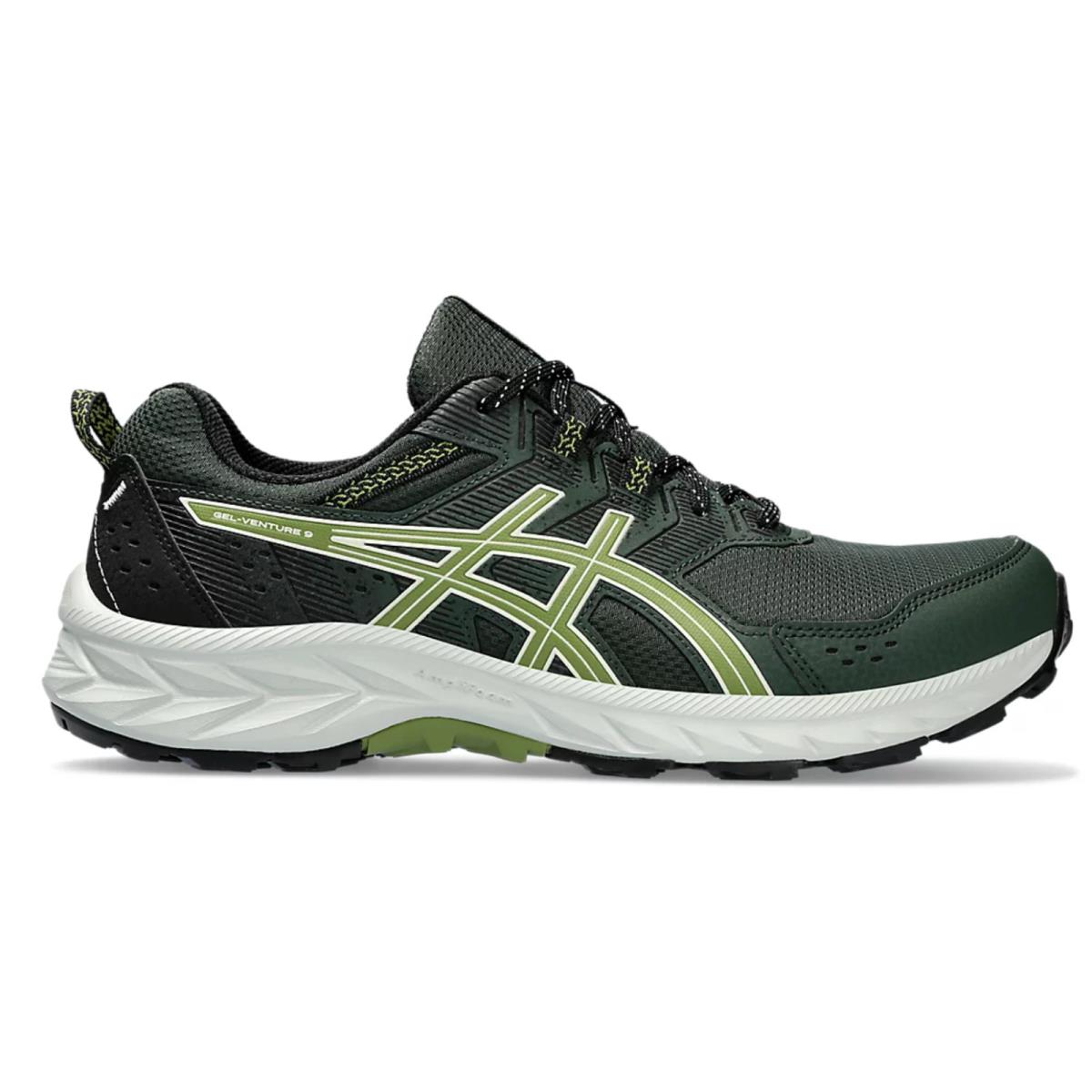 Asics Men`s Athletic Sneakers Running Shoes Casual Green Green All Sizes