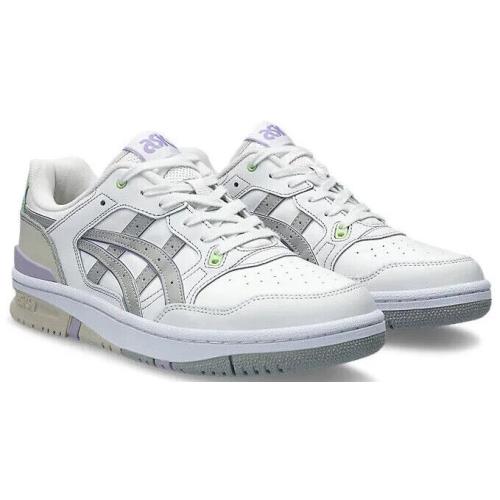 Mens Asics EX89 White Mid Grey Leather Casual Shoes