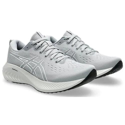 Womens Asics Gel-excite 10 Piedmont Grey White Mesh Running Shoes