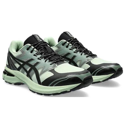 Mens Asics Gel-terrain Dark Jade Black Mesh Running Shoes Medium/Regular