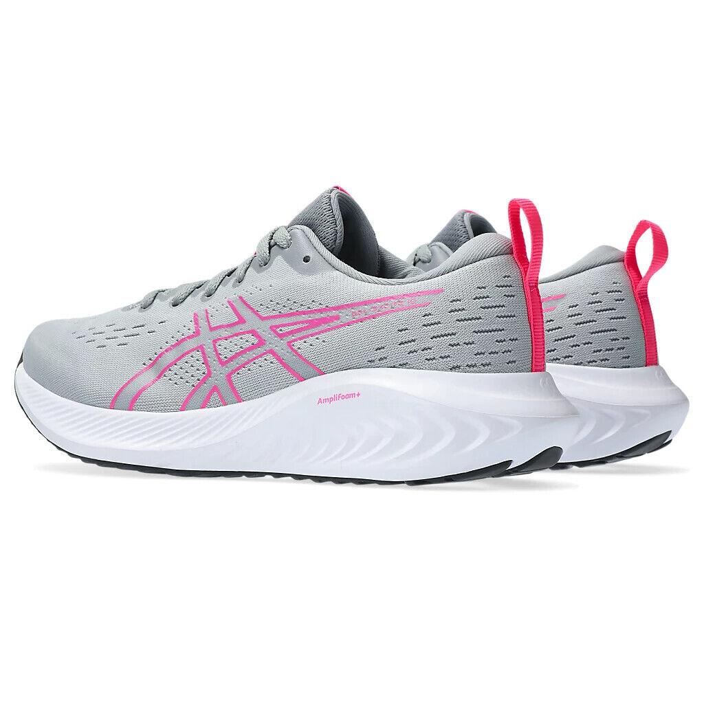 Womens Asics Gel-excite 10 Piedmont Grey Hot Pink Mesh Running Shoes