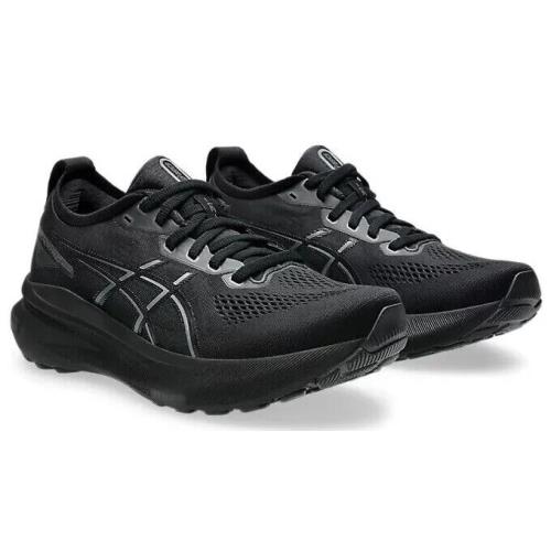 Womens Asics Gel-kayano 31 Black Black Mesh Running Shoes