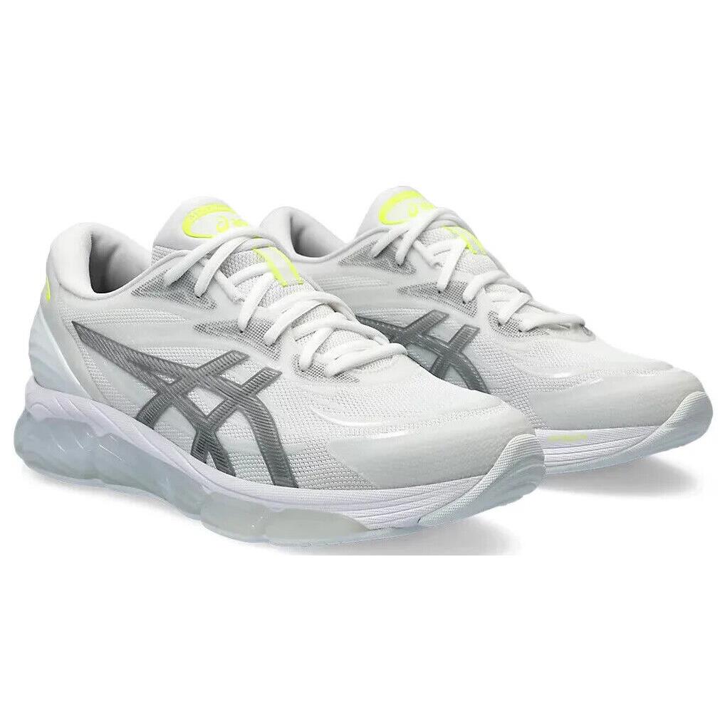 Mens Asics Gel-quantum 360 Viii White Pure Silver Mesh Running Shoes - White