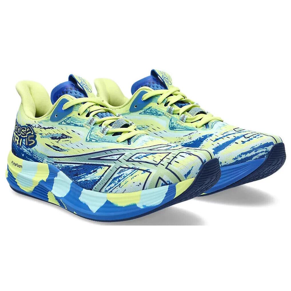 Mens Asics Noosa Tri 15 Illusion Blue Aquamarine Mesh Running Shoes - Blue