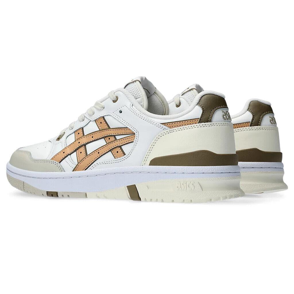 Mens Asics EX89 White Honey Beige Leather Casual Shoes