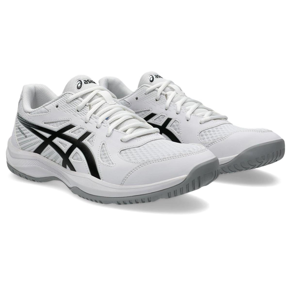 Man`s Sneakers Athletic Shoes Asics Upcourt 6 Volleyball Shoe - White/Black