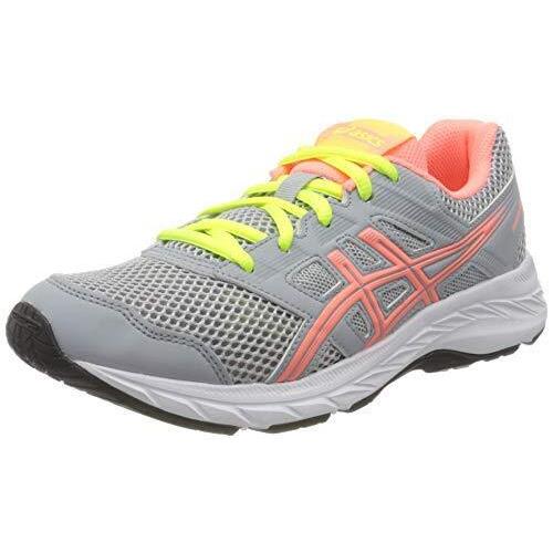 Asics Kids` Contend 5 Piedmont Grey/Sun Coral