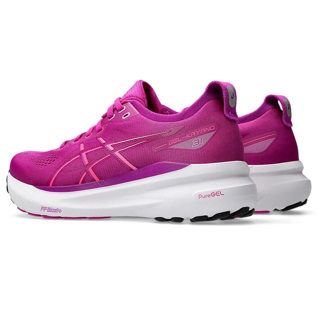 Womens Asics Gel-kayano 31 Bold Magenta Purple Mesh Running Shoes