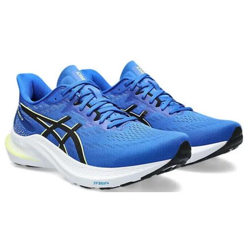 Mens Asics GT-2000 12 Illusion Blue Black Mesh Running Shoes