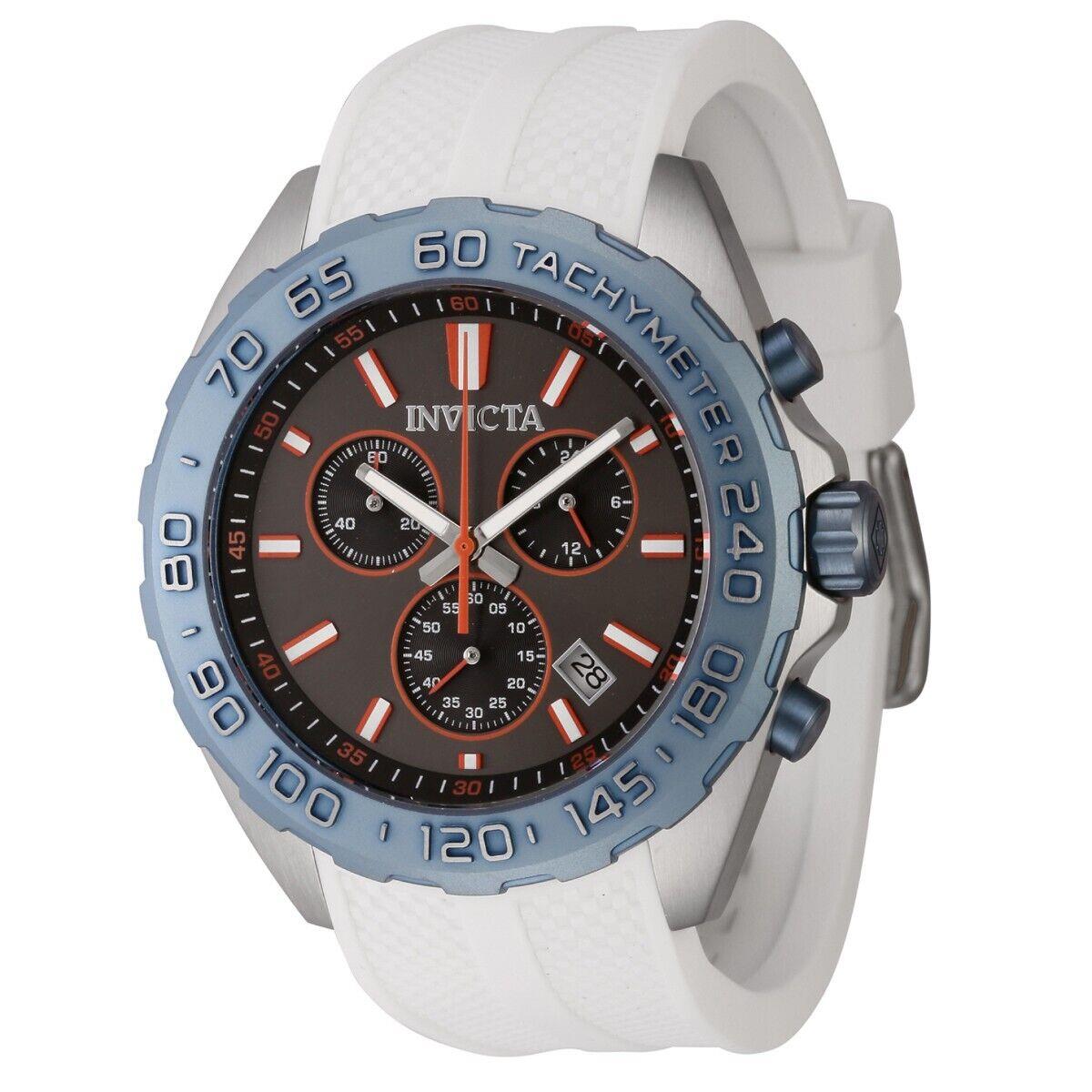 Invicta Speedway Eclipse Bezel Men`s Watch - 47mm White 44882