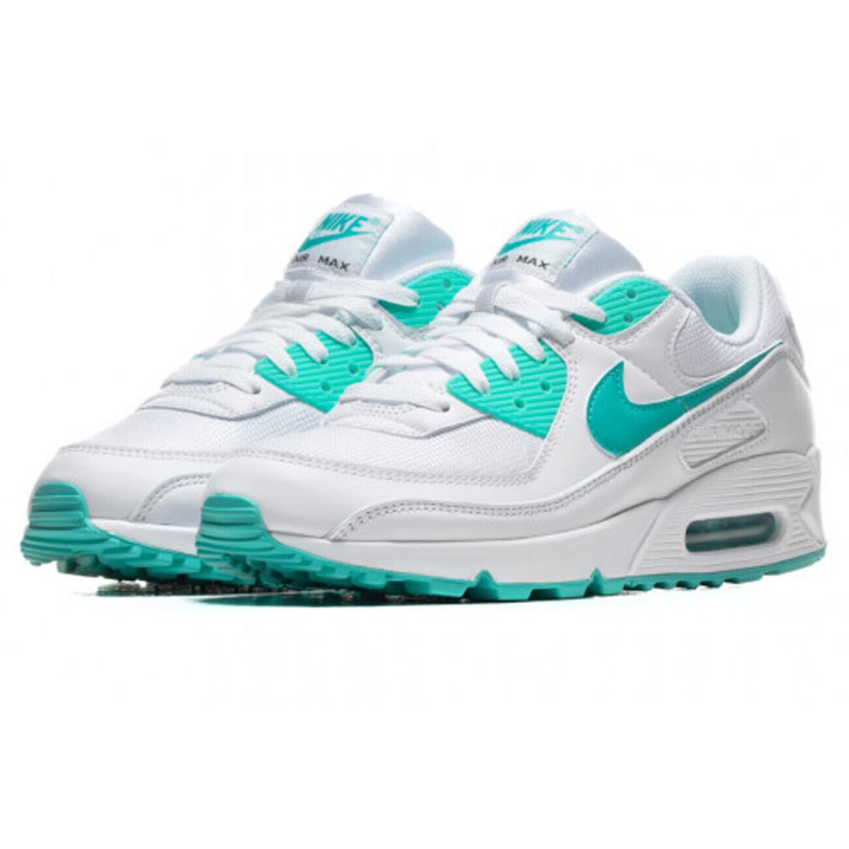 Nike Air Max 90 Hyper Jade CT1028 102 Men`s Fashion Sneakers - Blue