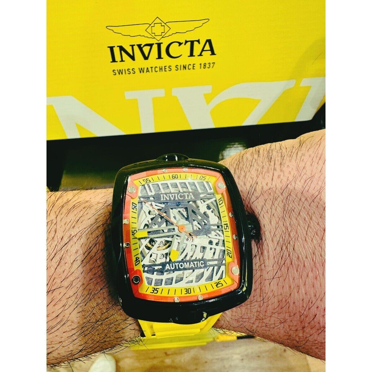 Invicta S1 Rally Diablo Automatic Men`s Watch - 44mm Yellow 44192