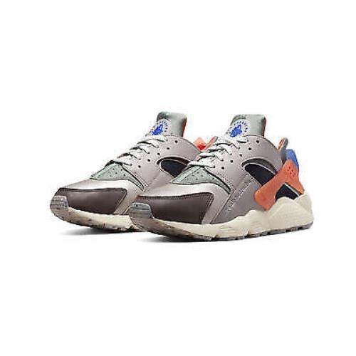 Nike Men`s Air Huarache Premium Enigma Stone DV0781-001 SZ 6-15 - ENIGMA STONE/DUSTY SAGE/BLACK/RACER BLUE