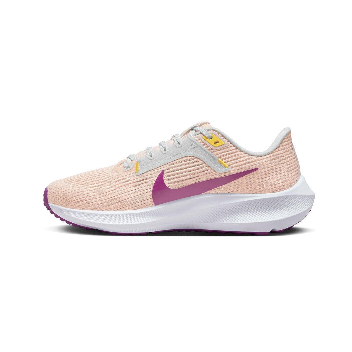 Nike Women`s Air Zoom Pegasus 40 DV3854-800 Guava Ice/vivid Purple SZ 4-15 - Guava Ice/Vivid Purple