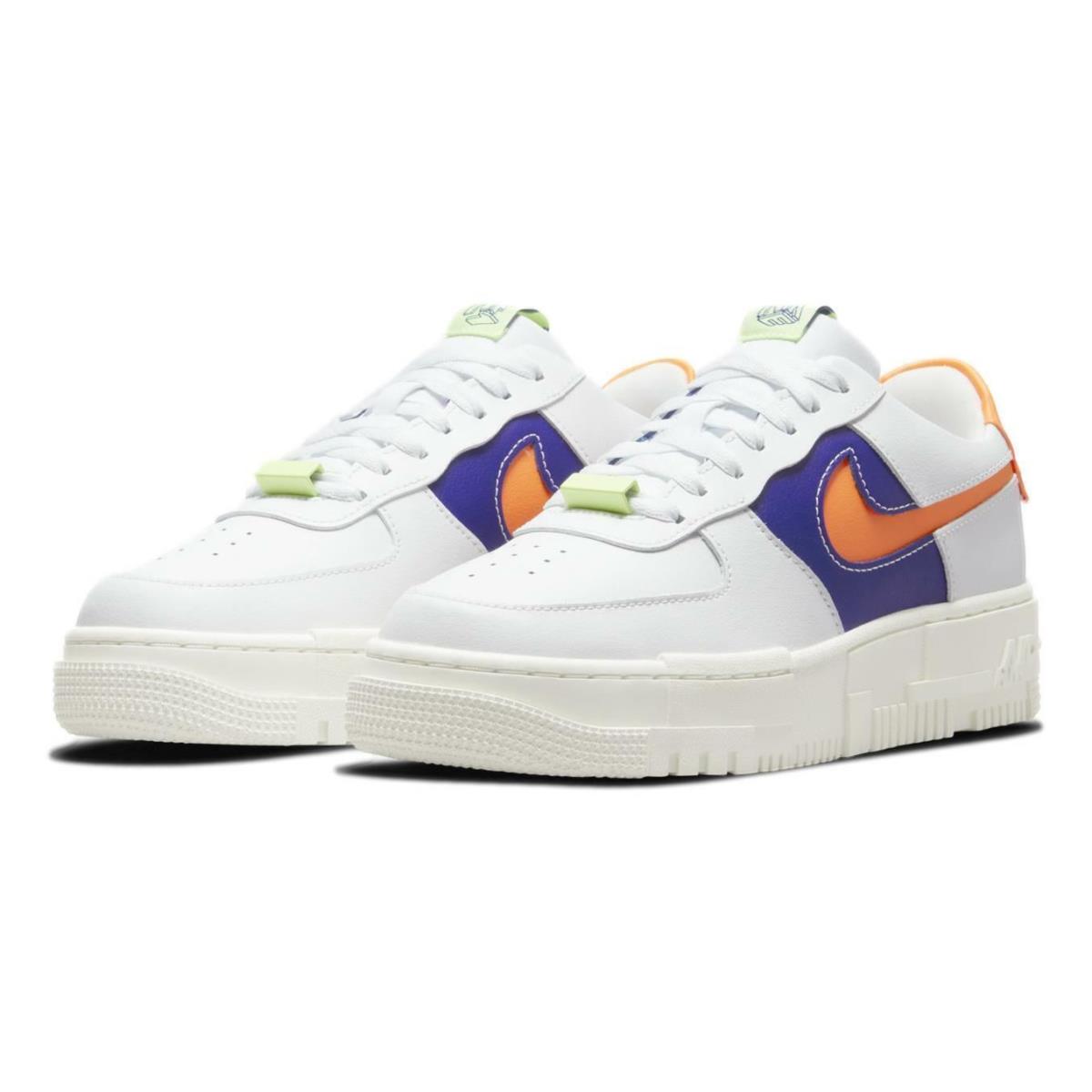 Nike Women`s Air Force 1 Afi Pixel White Concord Crimson DM8340-100 - White