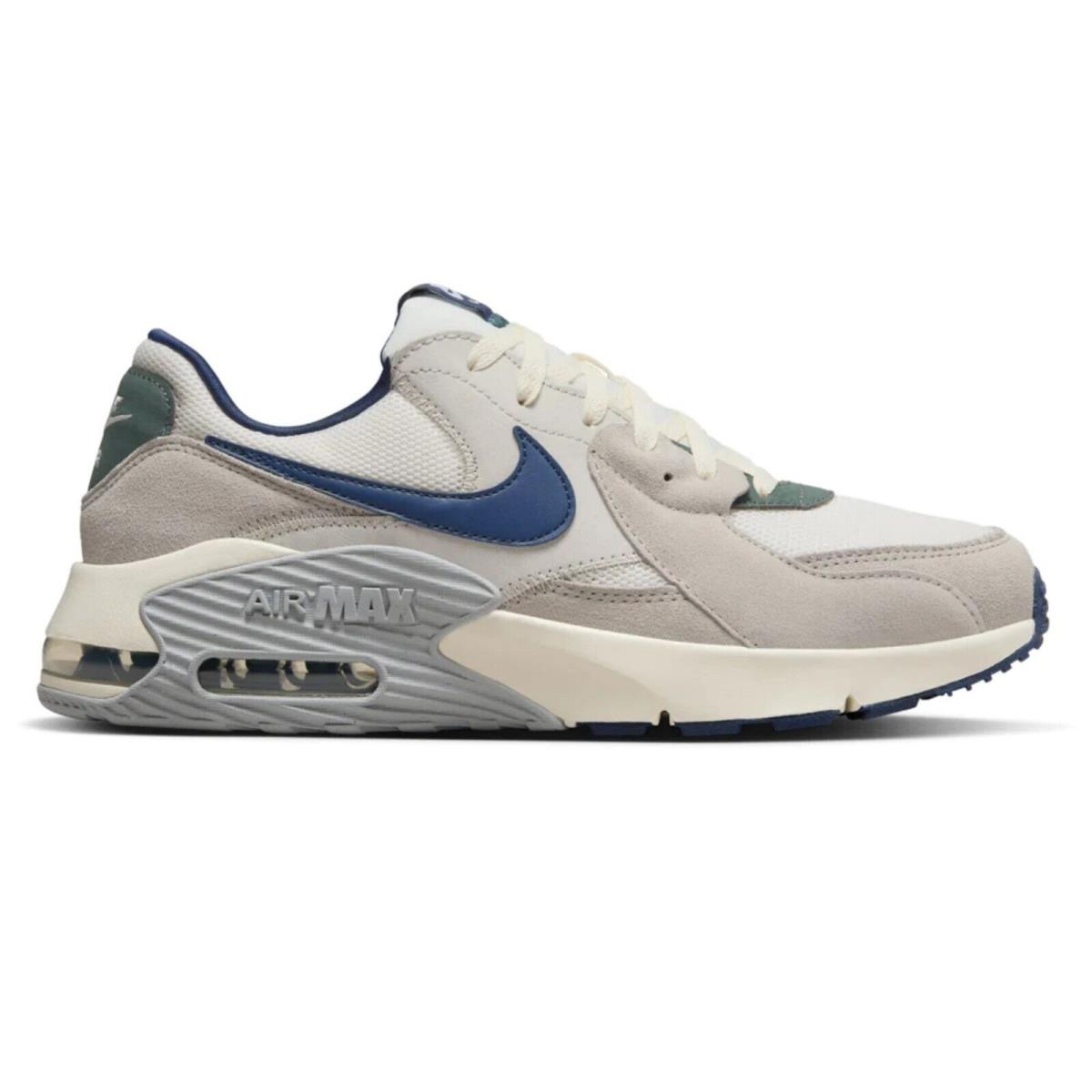 Nike Air Max Excee Men`s Sneakers Comfort Casual Sport Running Shoes Gray - Gray, Manufacturer: Sail/Midnight Navy/Lt Iron Ore