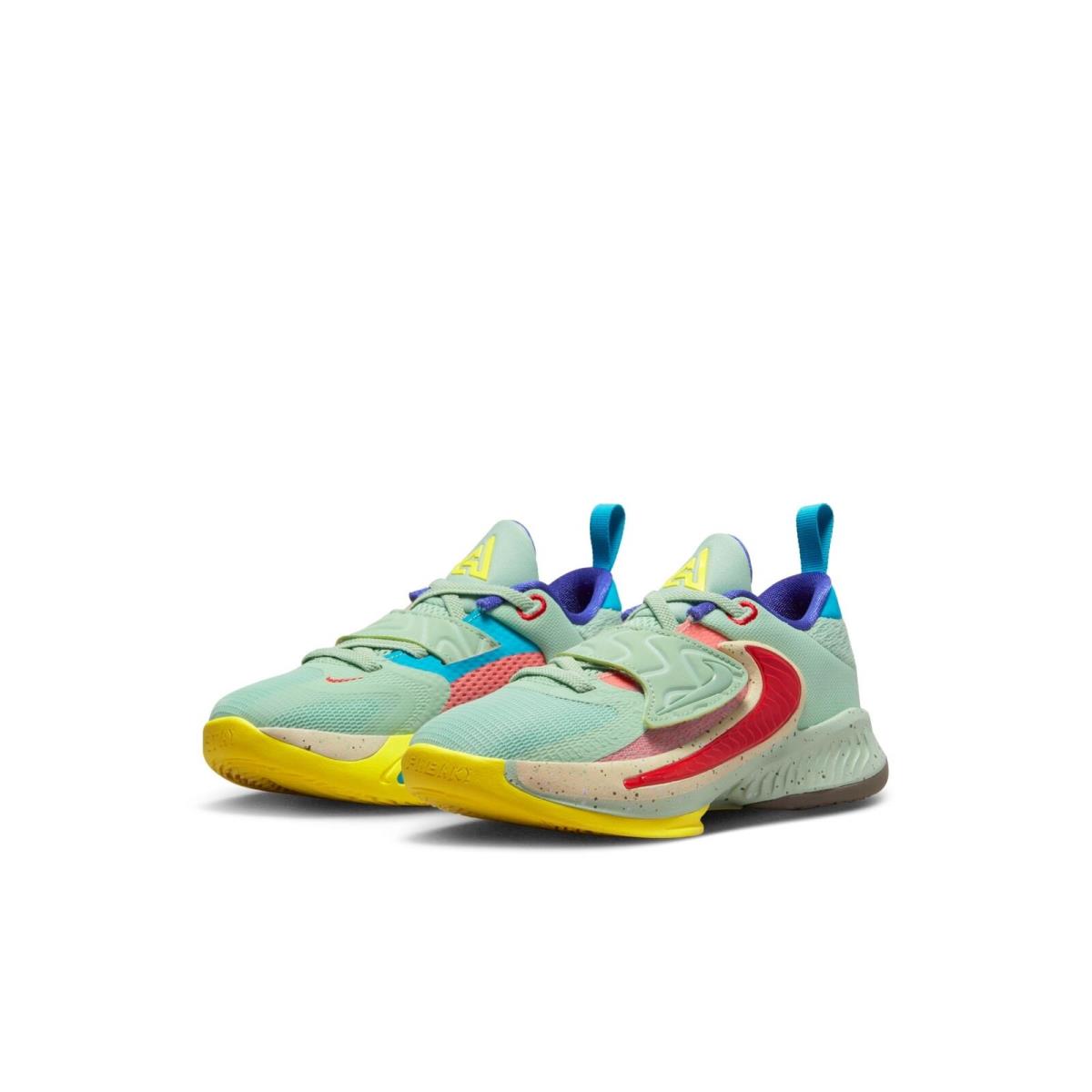 DQ0555-300 Preschool Nike Zoom Freak 4 SE PS `enamel Green` - Enamel Green/Pearl White/Laser Blue/University Red