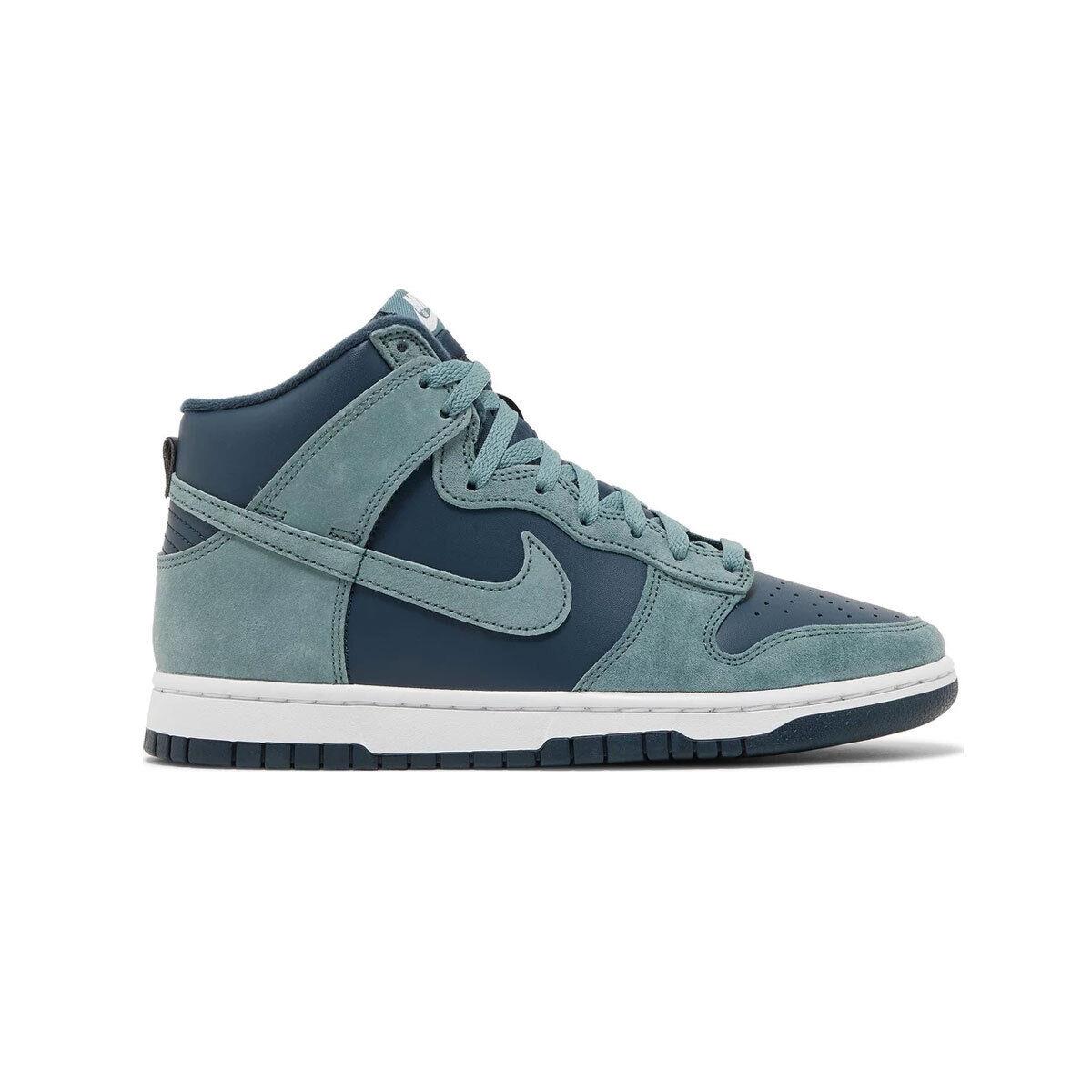 Nike Men`s Dunk High Retro Armory Navy DQ7679-400 Navy/slate/white SZ 7-15 - Navy/Mineral Slate/White