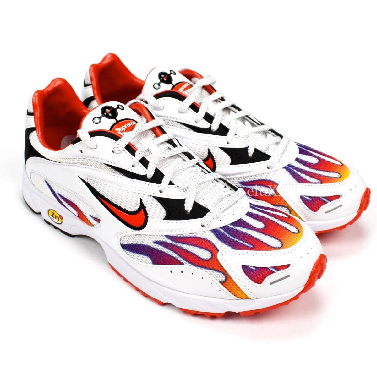 Supreme Nike Zoom Streak Spectrum Plus Flame Fire Logo Sneakers DS